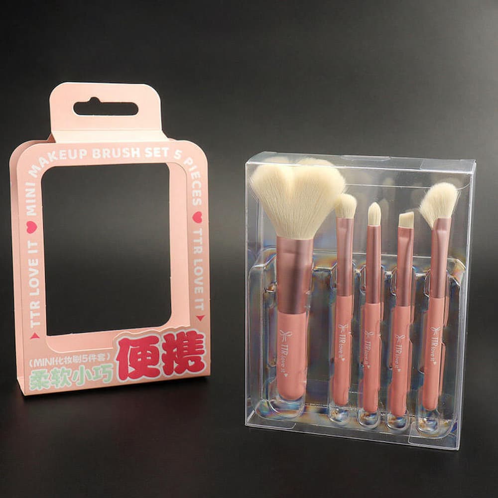 Makeup Brush Box With Tray