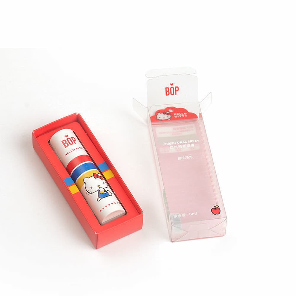Clear PET Breath Spray Box