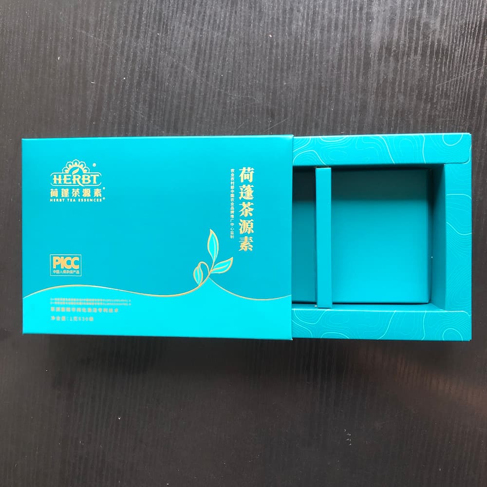 Slide drawer tea gift box Slide drawer tea gift box