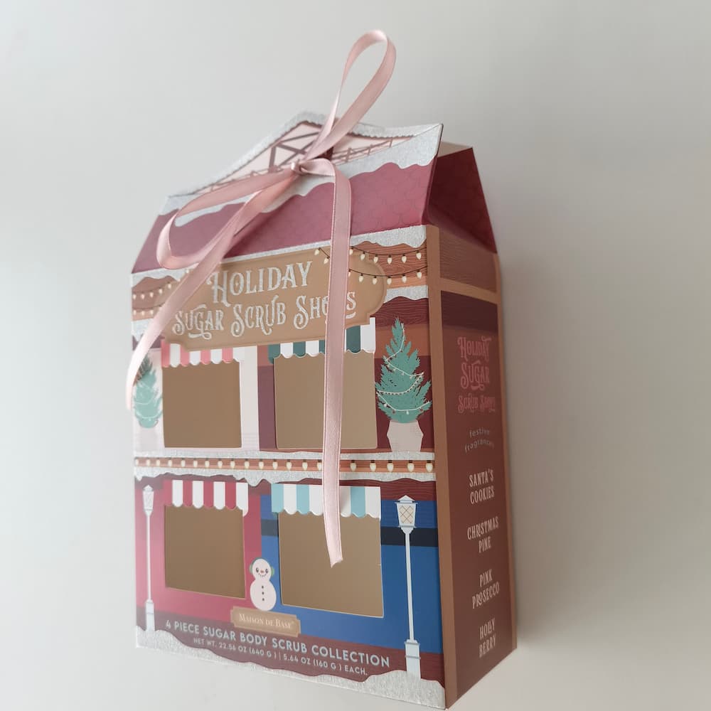 House shape holiday gift box